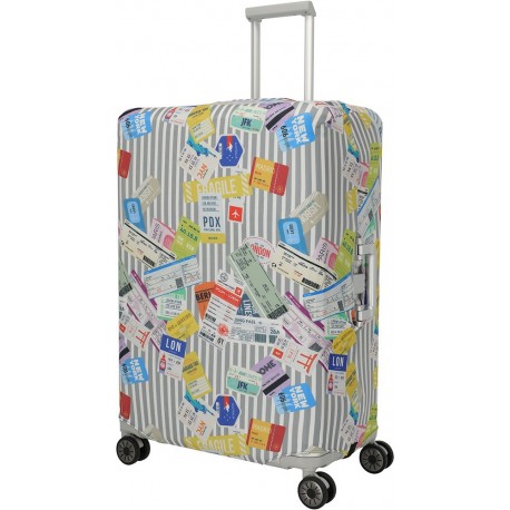 Чехол для чемоданов Travelite Accessories Tickets On Blue-White TL000317-97